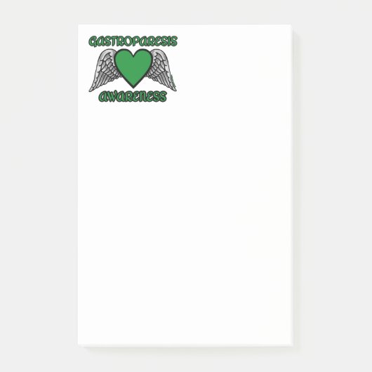 Coeur/ailes...Gastroparesis Post-it Notes (Devant)