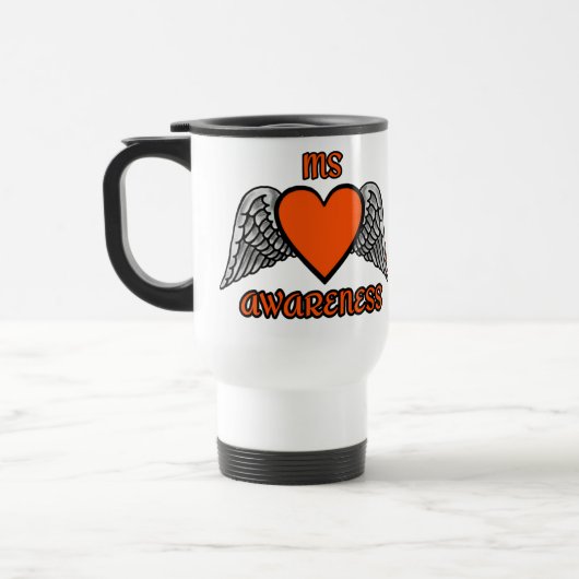 Coeur/ailes...MS Travel Mug (Gauche)