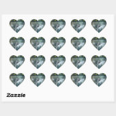 Cœur Alien Rencontre Sticker Coeur (Feuille)
