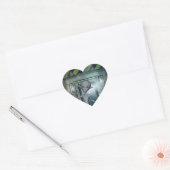 Cœur Alien Rencontre Sticker Coeur (Enveloppe)