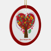 Coeur amour arbre Saint Valentin ornement personna (Droite)