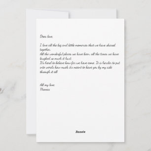 Cœur Amour : Écrivez votre lettre - Carte de la Sa