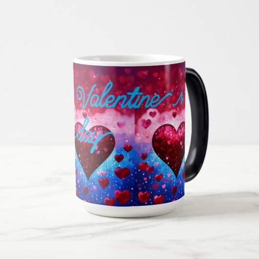 "Coeur Amour Imprimer Mug - Mug en céramique roman (Devant droit)