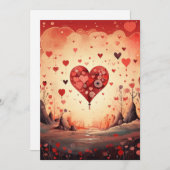 Cœur Amour : Quand je te dis - Carte de la Saint-V (Devant / Derrière)