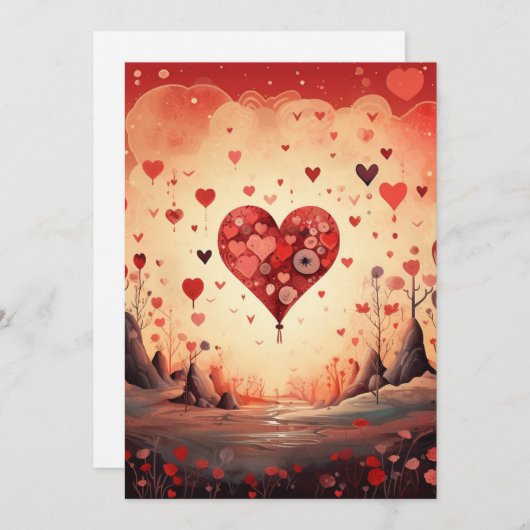 Cœur Amour : Quand je te dis - Carte de la Saint-V (Devant / Derrière)