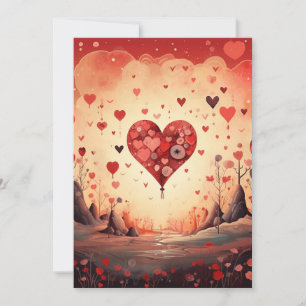 Cœur Amour : Quand je te dis - Carte de la Saint-V