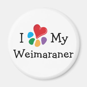 Coeur animal de Lover_I mon aimant de Weimaraner