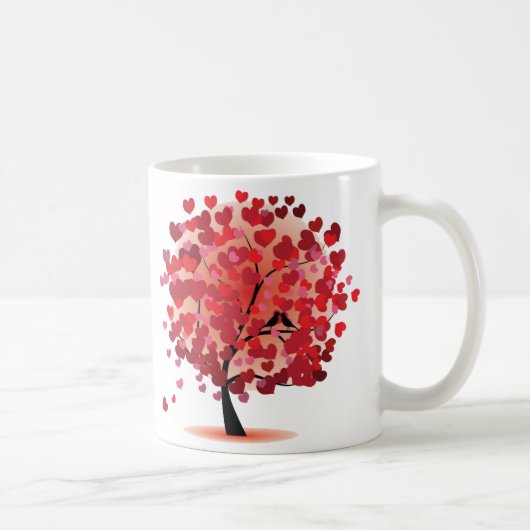 Coeur Arbre Mug (Droite)
