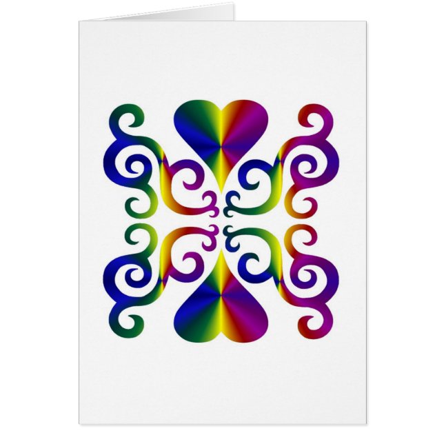 Coeur arc-en-ciel (Devant)