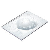 Coeur argenté, carnet (Côté gauche)
