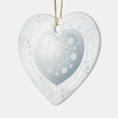 Coeur argenté, ornement (Gauche)