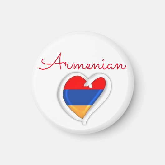 Coeur arménien| Aimant patrimonial (Devant)