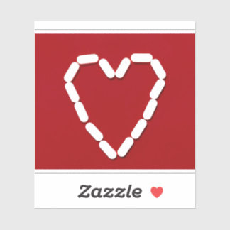 Cœur. Arrêtez la dépression. Stickers personnalisé