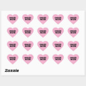 Cœur Australian Shepherd Aussie Mom Sticker Pink (Feuille)