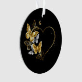 Coeur aux papillons d'or (devant)