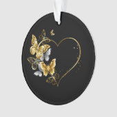 Coeur aux papillons d'or (devant)