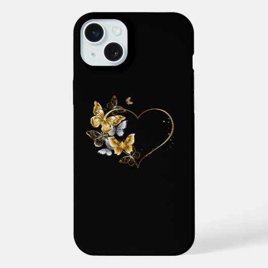 Coeur aux papillons d'or (Verso)