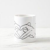 Coeur avec cornes mug (Centre)