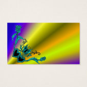 Coeur avec Fleur et Papillon sur Arc-en-ciel (Dos)