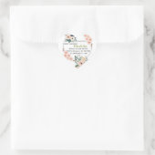 CŒUR BABY SHOWER STICKER (Sac)