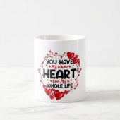 Coeur battre tasse de café (Centre)