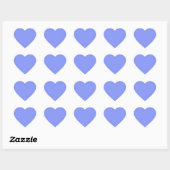 Cœur Bébé Bleu Coeur Sticker (Feuille)