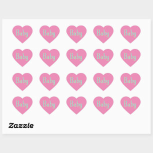 Cœur Bébé Texte Coeur en forme de coeur Sticker