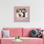 Cœur Bénis Toile Editable Couleur Encadrée (Insitu(Salon))