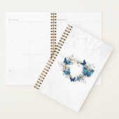 Coeur bijoux avec papillons Morpho (Devant avec enveloppe)