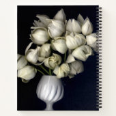 Cœur blanc dans un cahier noir (Dos)