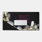 "Coeur blanc en noir de la lune" & Silence (Clavier et souris)