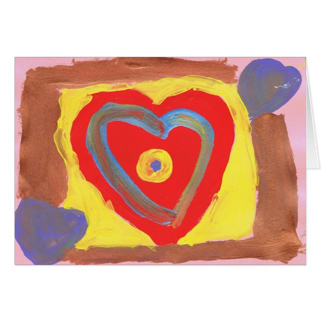 Coeur bleu (Devant horizontal)