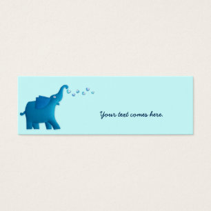 coeur bleu d'éléphant