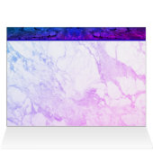 Coeur bleu et violet mignon (Intérieur Horizontal (Haut))