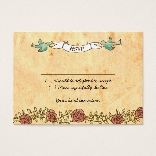 Coeur bohémien, Roses, oiseaux, et Mariage de bann (Devant)