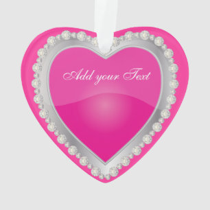 Coeur brillant de bijou d'argent de roses indien