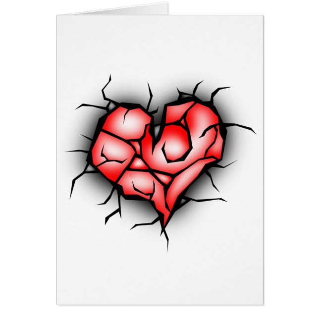 Coeur brisé et brisé (Devant)