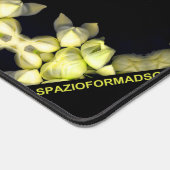 Coeur brisé jaune en noir d'argent (Coin)