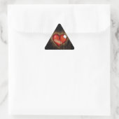 Coeur brisé/Mending Heart-triangle autocollant (Sac)
