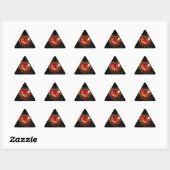 Coeur brisé/Mending Heart-triangle autocollant (Feuille)