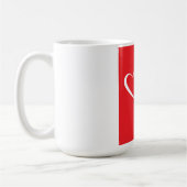 Coeur café Mug (Gauche)