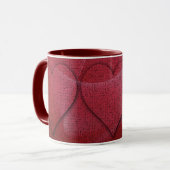 Coeur café Mug (Devant gauche)