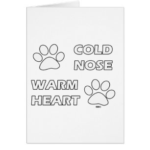 Coeur chaud de nez froid