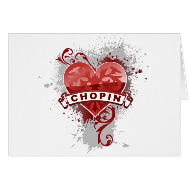 Coeur Chopin (Devant horizontal)