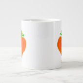 Coeur citrouille Jumbo Mug (Devant)