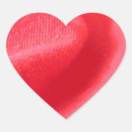 Cœur Coeur ombragé - Sticker (Devant)