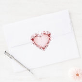 Cœur Coeur orné - Sticker (Enveloppe)
