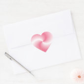 Cœur Coeur rose - Sticker (Enveloppe)