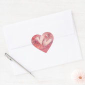 Cœur Coeurs flottants - Sticker (Enveloppe)
