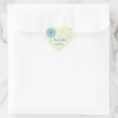 Cœur Conçu à la main avec Sticker d'amour (Sac)